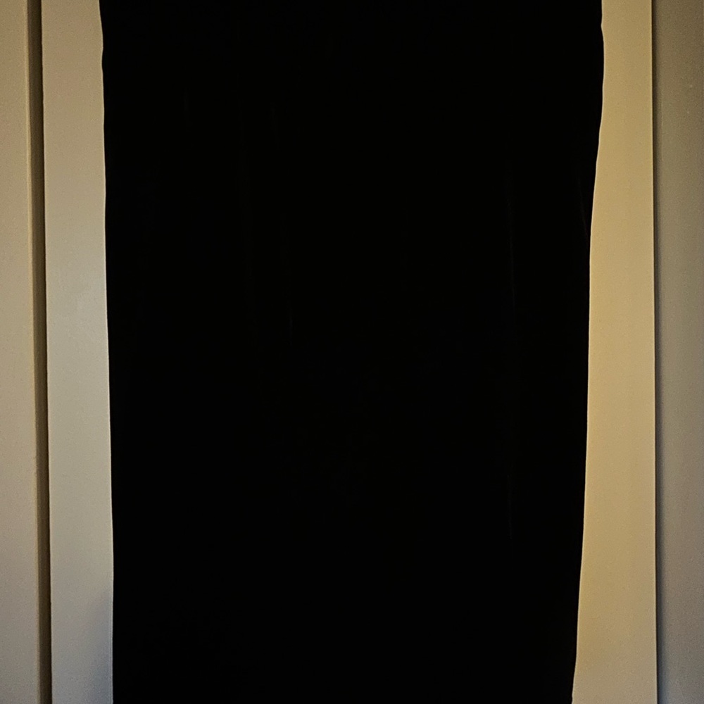 Chico's Classic Black Velour Pencil Skirt — new!